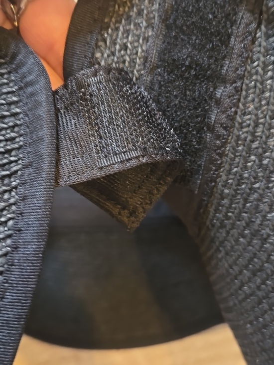 Furtalk Stylish Black Oversized Packable Visor - Picture 4 of 7